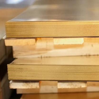 Лист латунный х/к мягкий Л90 1,7 мм ГОСТ 2208-2007 в&nbsp;Омске
