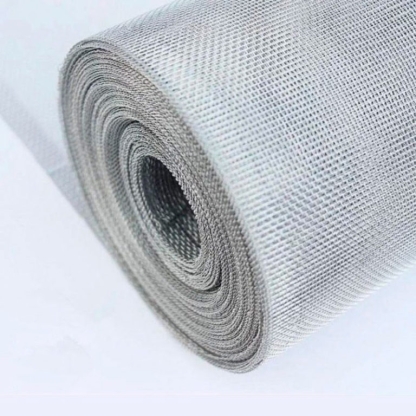 Сетка алюминиевая армированная оцинкованная с мелкой ячейкой в листах 1,8х15х15 мм в&nbsp;Омске
