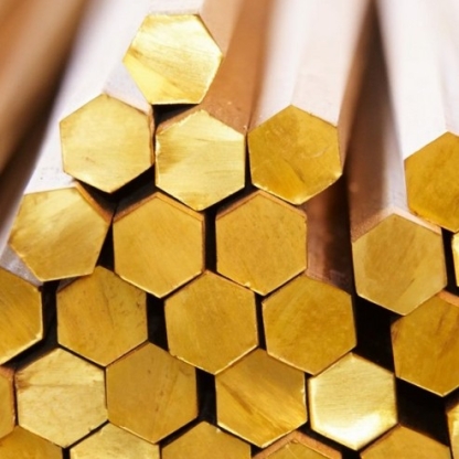 Шестигранник латунный тянутый мягкий Л63 5,5 мм ГОСТ 2060-2006 в&nbsp;Омске
